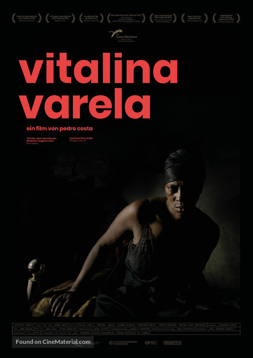 Vitalina Varela - German Movie Poster