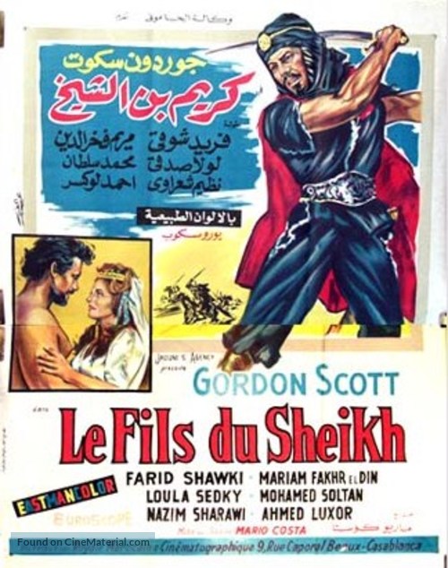Il figlio dello sceicco - Moroccan Movie Poster