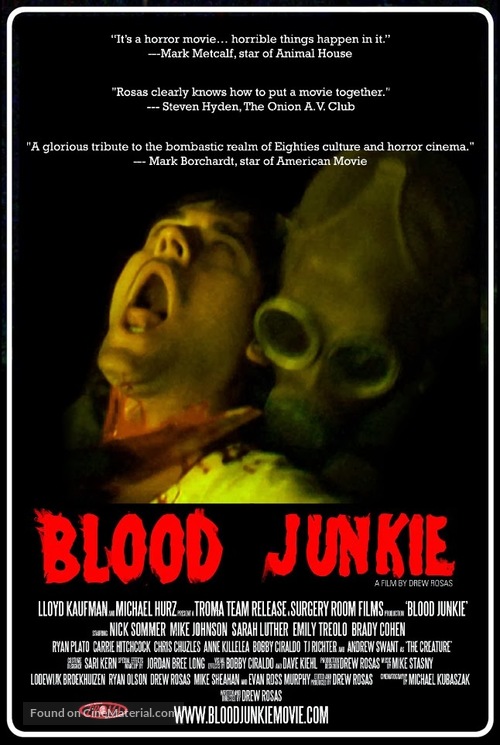 Blood Junkie - Movie Poster