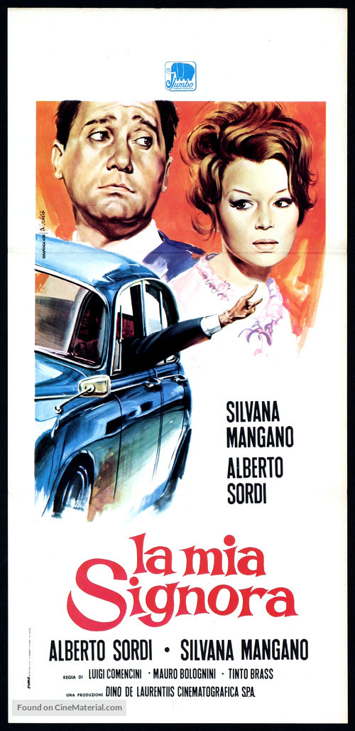 La mia signora - Italian Movie Poster