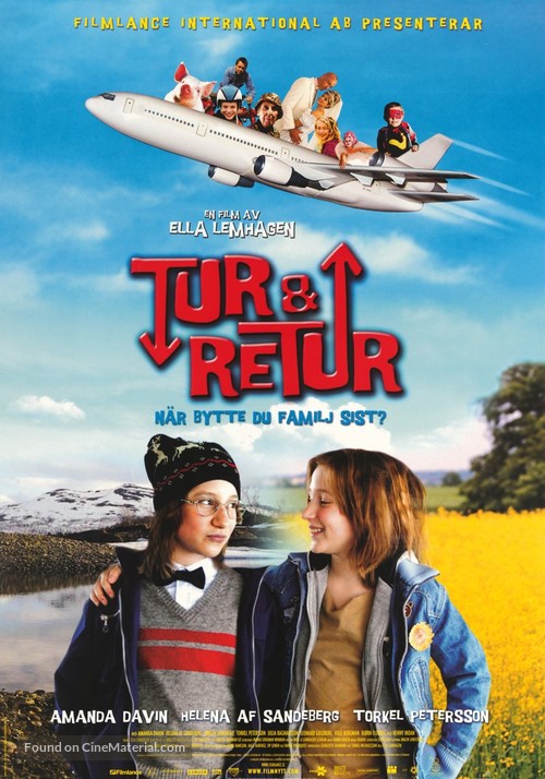 Tur &amp; retur - Swedish Movie Poster