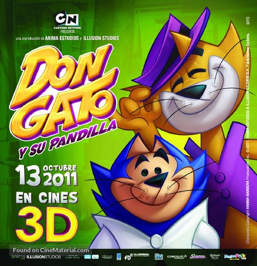 Don gato y su pandilla - Argentinian Movie Poster