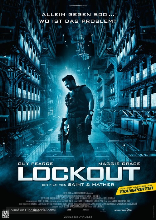 Lockout - German Movie Poster