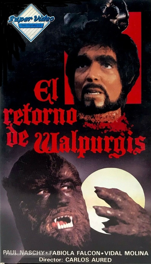 Retorno de Walpurgis, El - Spanish VHS movie cover