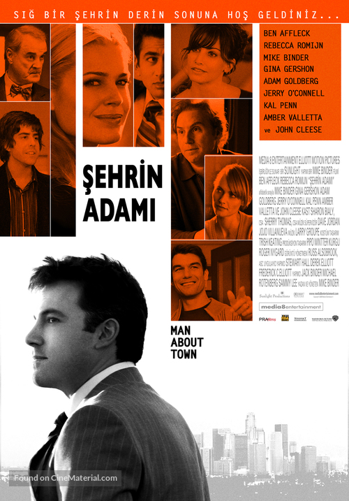 Man About Town - Turkish poster