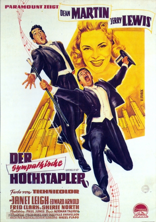 Living It Up - German Movie Poster