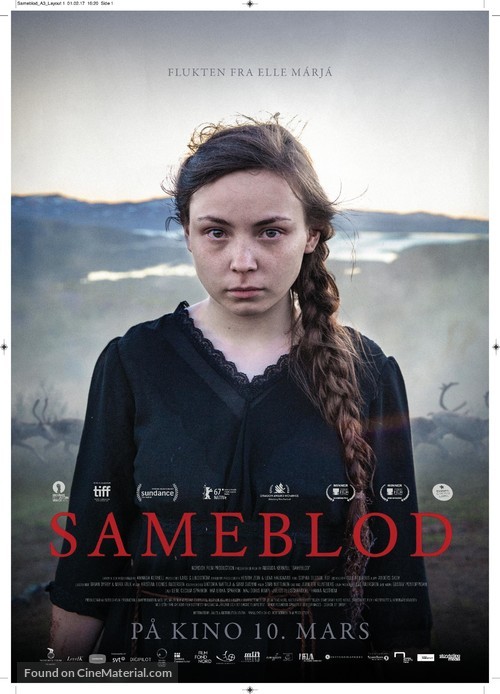 Sameblod - Norwegian Movie Poster