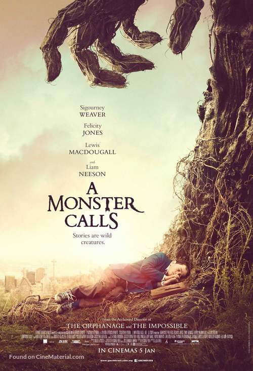 A Monster Calls - Malaysian Movie Poster