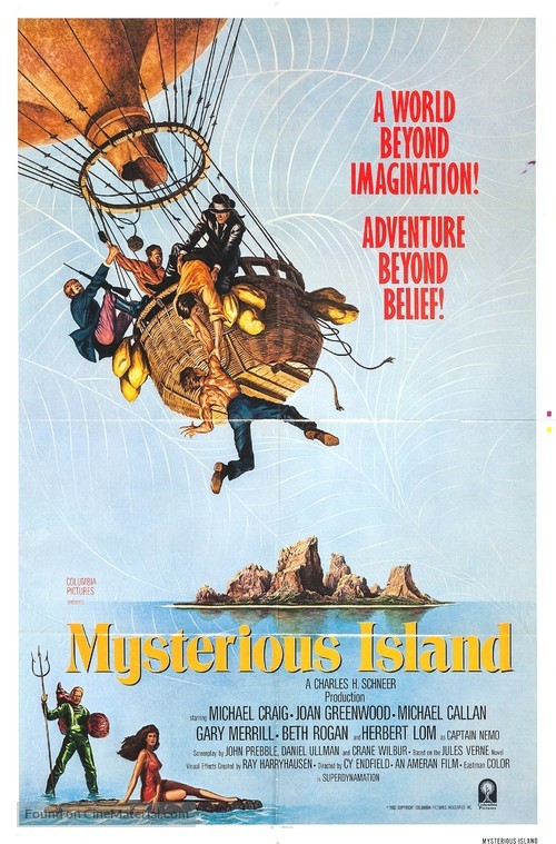 Mysterious Island - Movie Poster