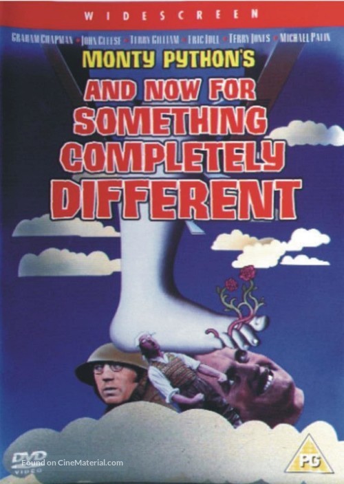 And Now for Something Completely Different - British DVD movie cover