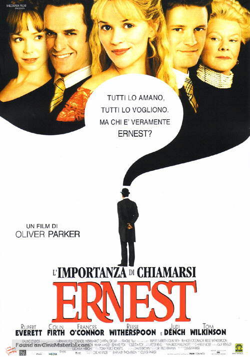 The Importance of Being Earnest - Italian Movie Poster