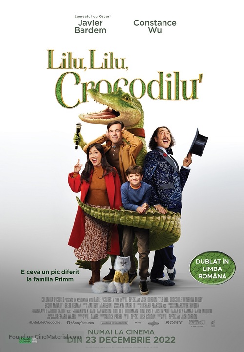 Lyle, Lyle, Crocodile - Romanian Movie Poster