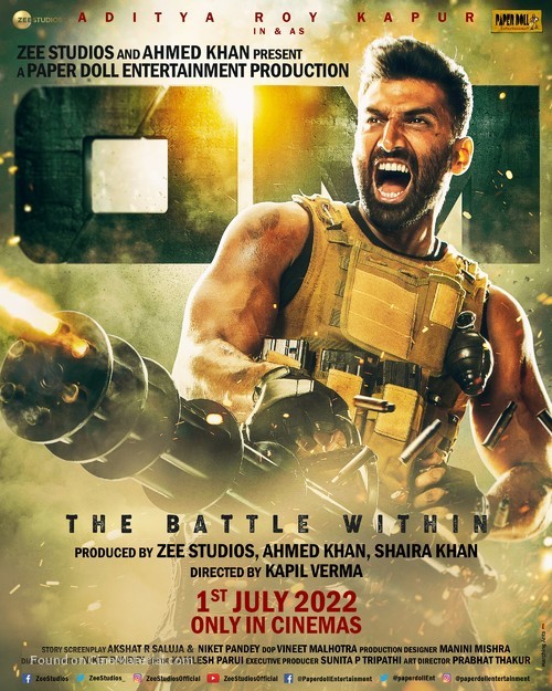 Om - The Battle Within - Indian Movie Poster