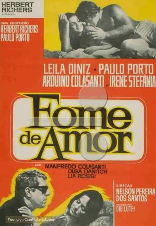 Fome de Amor - Brazilian DVD movie cover