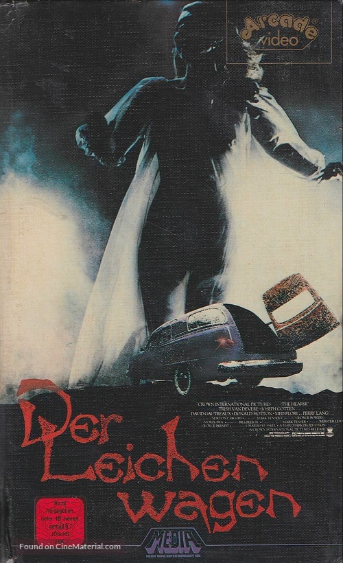 The Hearse - German VHS movie cover