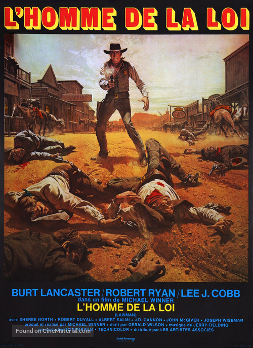 Lawman - French Movie Poster