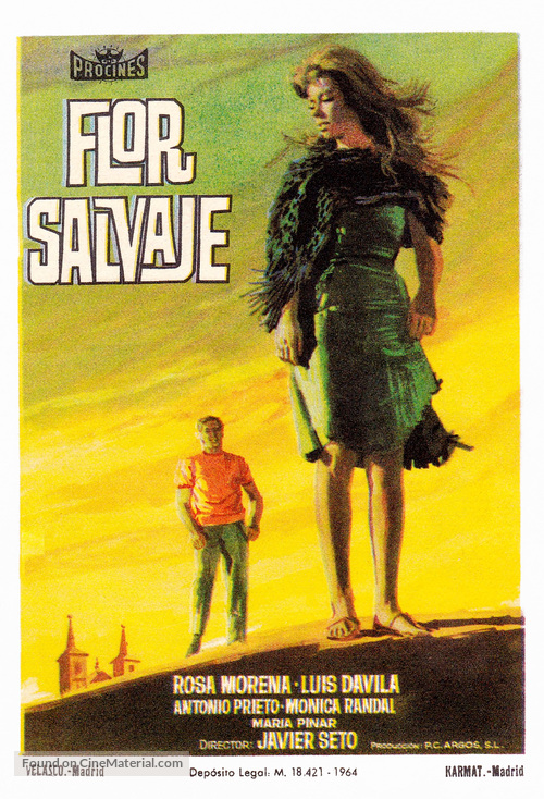 Flor salvaje - Spanish Movie Poster