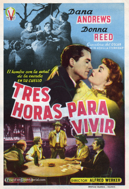 Three Hours to Kill - Spanish Movie Poster