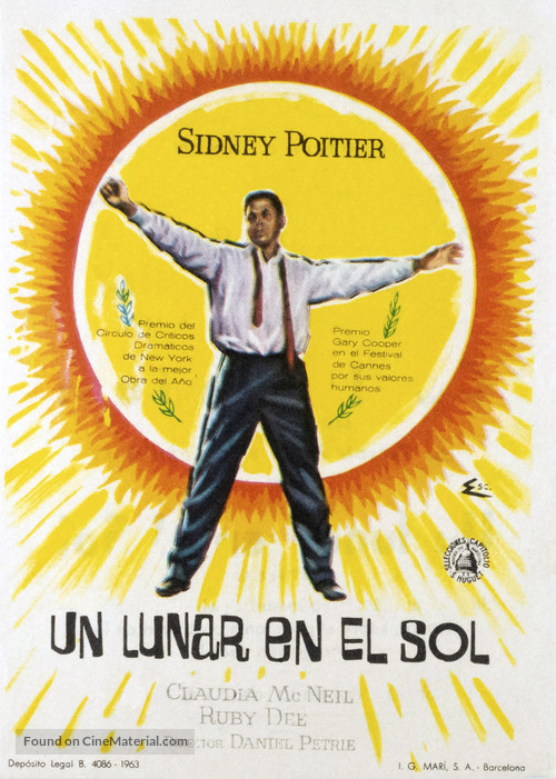 A Raisin in the Sun - Spanish Movie Poster