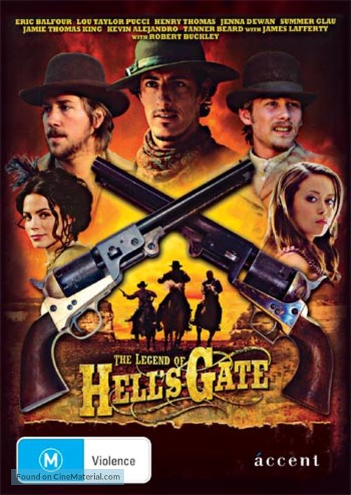 The Legend of Hell&#039;s Gate: An American Conspiracy - Australian DVD movie cover