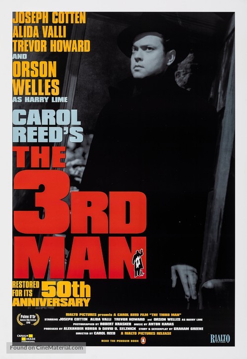 The Third Man - Re-release movie poster