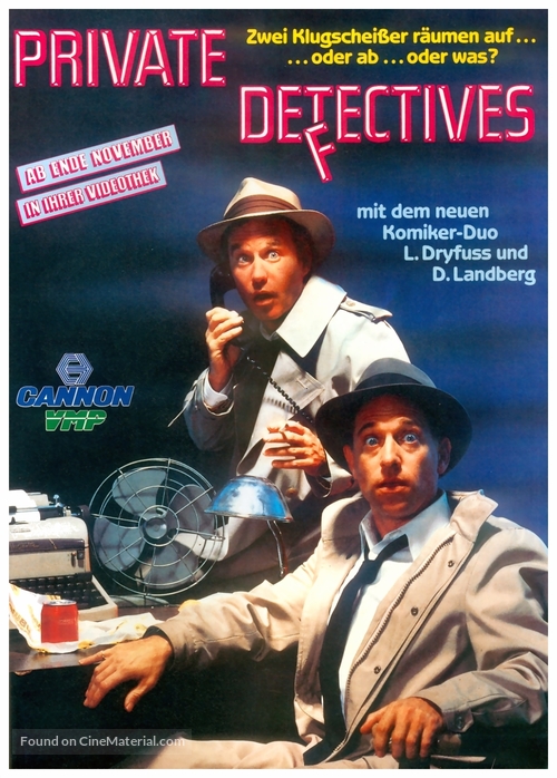 Detective School Dropouts - German Movie Poster