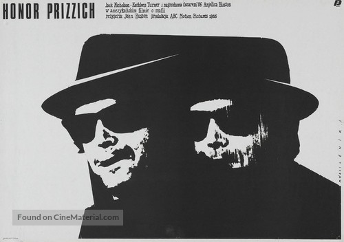 Prizzi&#039;s Honor - Polish Movie Poster