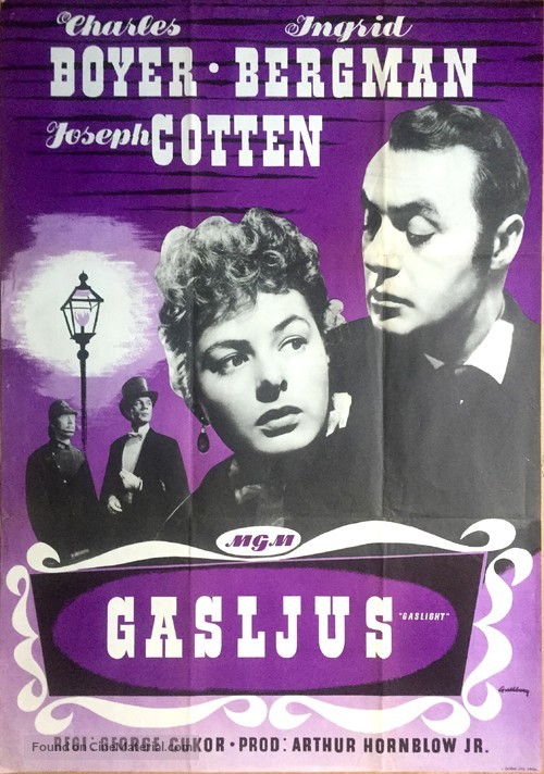 Gaslight - Swedish Movie Poster