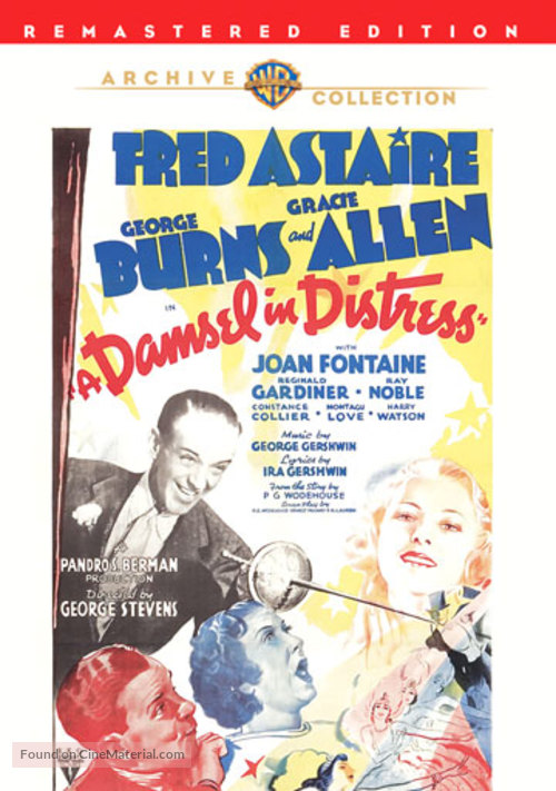 A Damsel in Distress - DVD movie cover