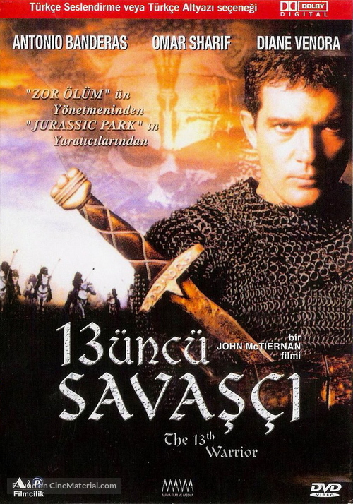 The 13th Warrior - Turkish DVD movie cover