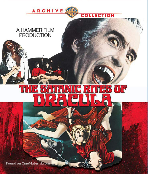 The Satanic Rites of Dracula - Blu-Ray movie cover