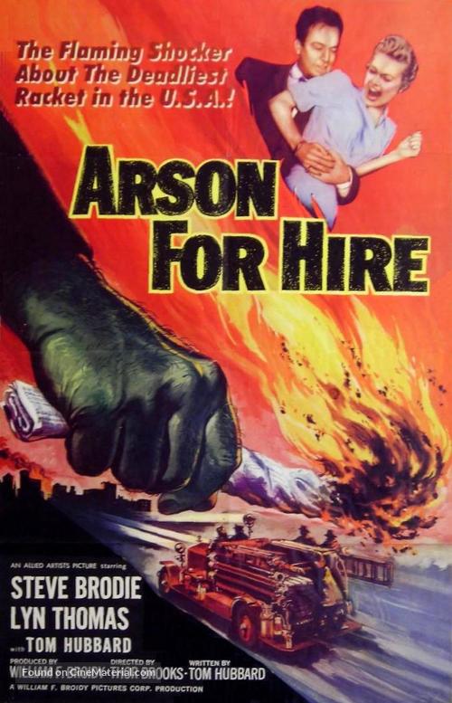 Arson for Hire - Movie Poster