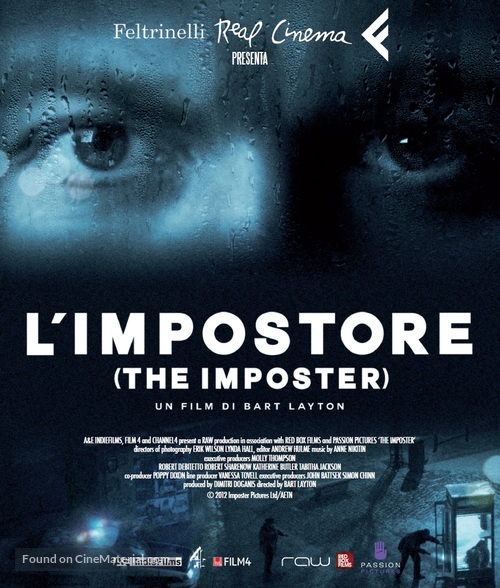 The Imposter - Italian Movie Poster