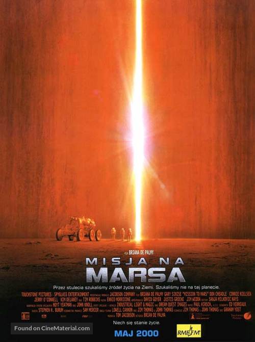 Mission To Mars - Polish poster
