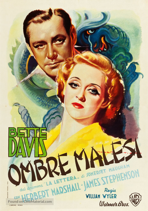 The Letter - Italian Movie Poster