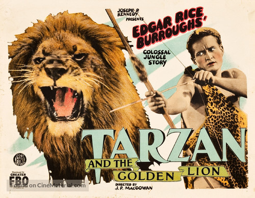 Tarzan and the Golden Lion - Movie Poster