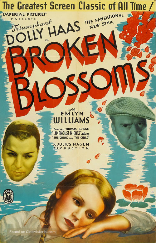 Broken Blossoms - British Movie Poster