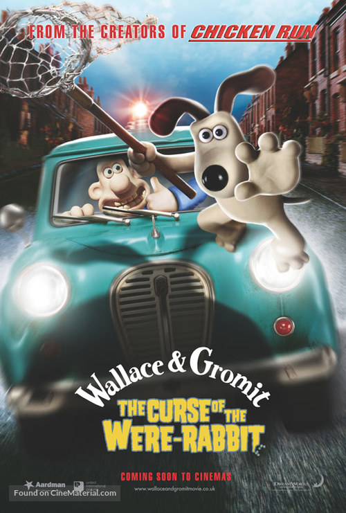 Wallace &amp; Gromit in The Curse of the Were-Rabbit - Advance movie poster