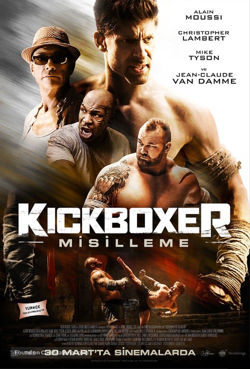 Kickboxer: Retaliation - Turkish Movie Poster