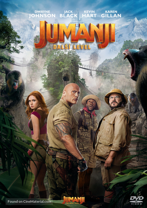 Jumanji: The Next Level - Czech DVD movie cover