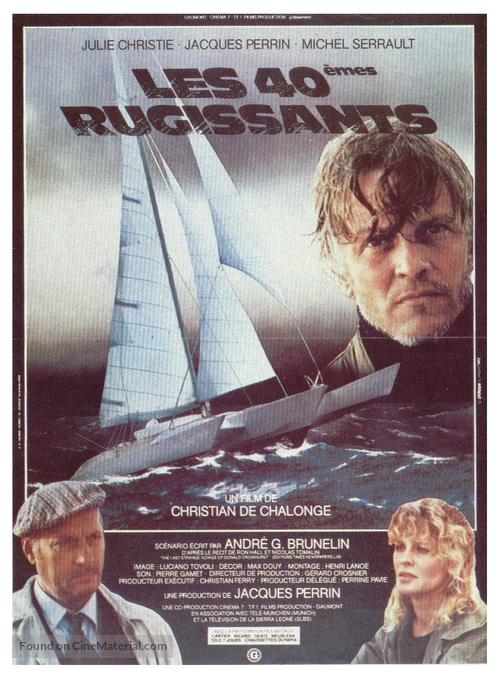 Les quaranti&egrave;mes rugissants - French Movie Poster