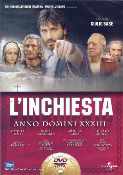L&#039;inchiesta - Italian DVD movie cover