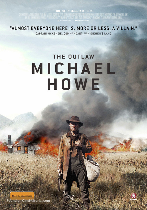 The Outlaw Michael Howe - Australian Movie Poster