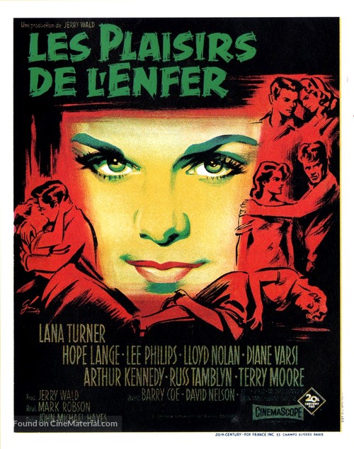 Peyton Place - French Movie Poster