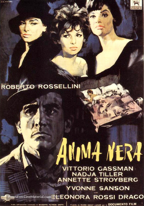 Anima nera - Italian Movie Poster