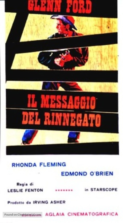 The Redhead and the Cowboy - Italian Movie Poster