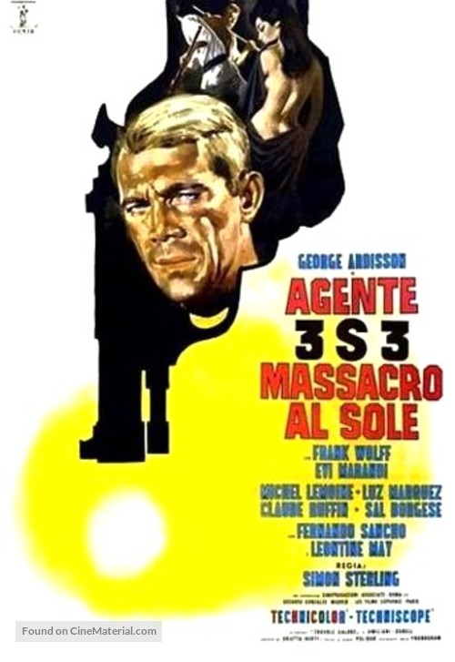 Agente 3S3, massacro al sole - Italian Movie Poster