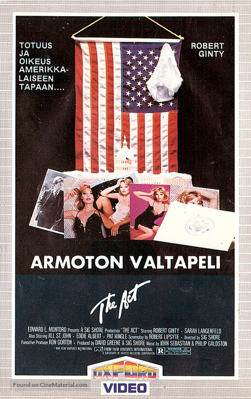 The Act - Finnish VHS movie cover