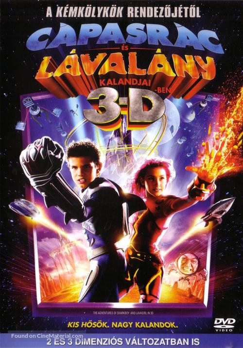 The Adventures of Sharkboy and Lavagirl 3-D - Hungarian Movie Cover