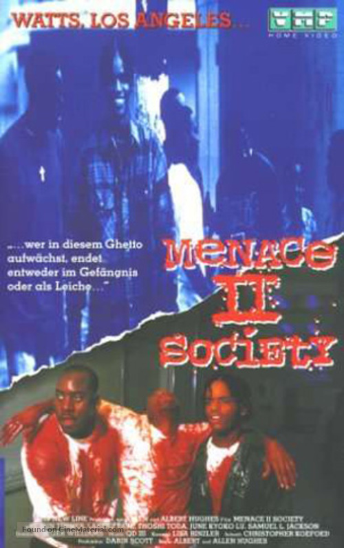 Menace II Society - German VHS movie cover